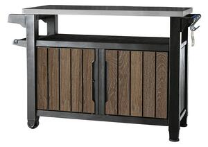 Decocoat unity műanyag xl kerti grill asztal 207l