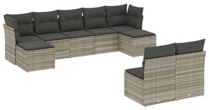VidaXL Polyrattan Kerti Ülőgarnitúra - 9 részes