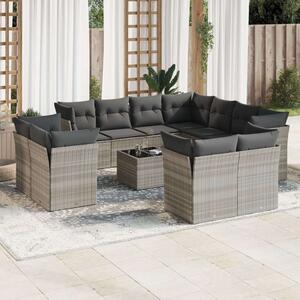 VidaXL Polyrattan Kerti Ülőgarnitúra - 12 részes