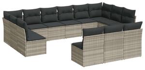 VidaXL Polyrattan Kerti Ülőgarnitúra - 13 részes