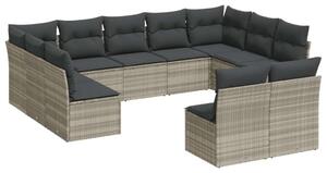 VidaXL Polyrattan Kerti Ülőgarnitúra - 11 részes