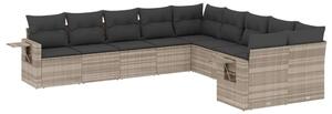 VidaXL Polyrattan Kerti Ülőgarnitúra - 10 részes