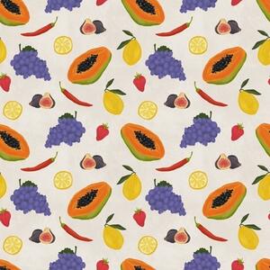 Tapéta Papaya, szőlő és citrom – egy élénk gyümölcskeverék, Ételek és italok tapétá, a00803 : Uwalls.hu