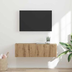 TV Fali Szekrény 98 x 31 x 29,5 cm Művészi tölgy Szerelt Fa