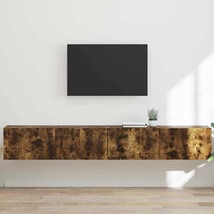 TV Fali Szekrény 2 pcs Füstölt tölgy 98 x 31 x 29,5 cm Faanyag