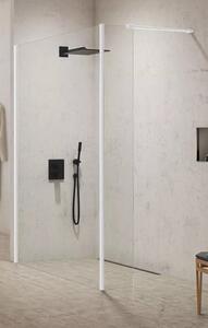 New Trendy New Modus White zuhanykabin fal walk-in 90 cm fehér matt üveg/átlátszó üveg EXK-2230