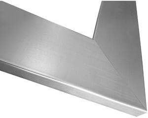 Ars Longa Simple tükör 63x83 cm négyszögletes ezüst SIMPLE5070-S