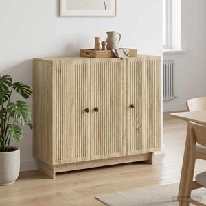 VidaXL Széf Sonoma Tölgy 89 x 34,5 x 80 cm Szerelt Fa
