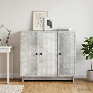 VidaXL Széf Betonszürke 89 x 34,5 x 80 cm Szerelt Fa