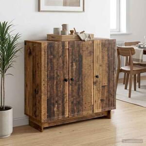 VidaXL Széf Antik Fa 89 x 34,5 x 80 cm Szerelt Fa