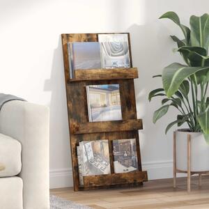 Magazin állvány Füstölt tölgy 51 x 11 x 102 cm Faanyag