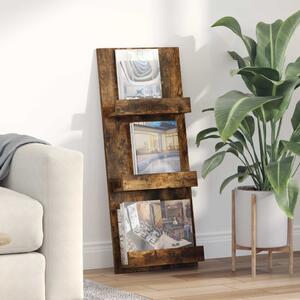 Magazin állvány Füstölt tölgy 43 x 11 x 102 cm Faanyag