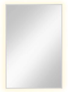 Baltica Design Tiny Border Straight tükör 60x90 cm négyszögletes világítással fehér 5904107904610