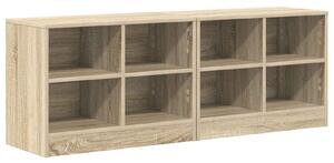 VidaXL Ágyat tartó szekrény 2 pcs Sonoma Tölgy 66 x 33 x 48 cm