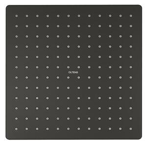 Oltens Atran fejzuhany 22x22 cm négyzet fekete 37005300