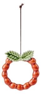 Porcelán karácsonyfadísz Wreath – Kähler Design