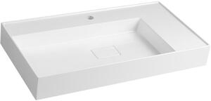 Sapho Godiva mosdótál 83x44 cm négyszögletes klasszikus-beépíthető fehér GU083L