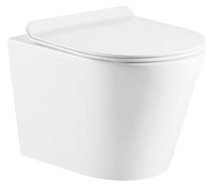 Hagser Otis miska WC wisząca Rimless z deską wolnoopadającą Slim biała HGR30000042