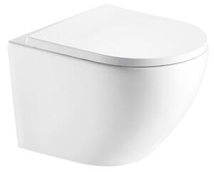 Hagser Beno miska WC wisząca Rimless z deską wolnoopadającą biała HGR20000042