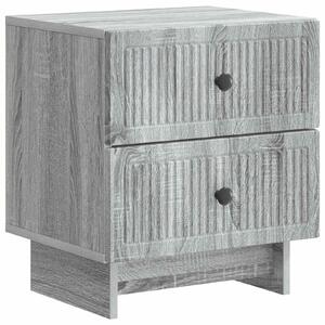 VidaXL Éjjeliszekrény fiókkal 2 pcs Szürke Sonoma 43 x 34,5 x 47,5 cm