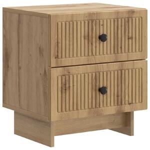 VidaXL Éjjeliszekrény fiókkal 2 pcs Kézműves Tölgy 43 x 34,5 x 47,5 cm