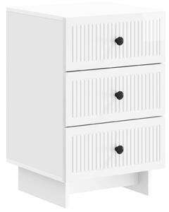 VidaXL Éjjeliszekrény Magasfényű Fehér 43 x 41 x 66,5 cm Szerelt Fa