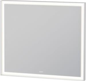 Duravit L-Cube tükör 80x70 cm négyszögletes világítással fehér LC738100000
