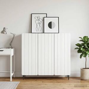 VidaXL Széf Fehér 89 x 34,5 x 82 cm Szerelt Fa