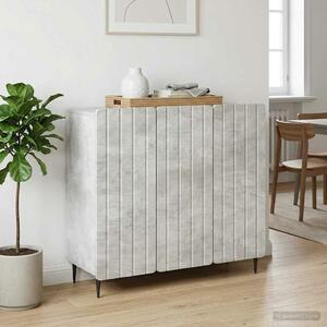 VidaXL Széf Betonszürke 89 x 34,5 x 82 cm Szerelt Fa