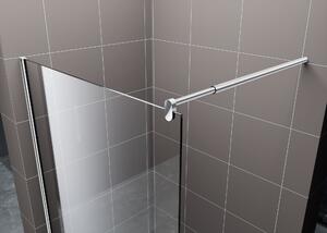 Hagser Bertina zuhanykabin fal walk-in 80 cm króm fényes/átlátszó üveg HGR14000022