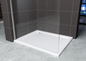 Hagser Bertina zuhanykabin fal walk-in 80 cm króm fényes/átlátszó üveg HGR14000022