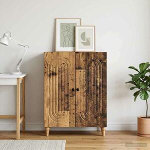 VidaXL Széf Antik Fa 66 x 34,5 x 90 cm Szerelt Fa