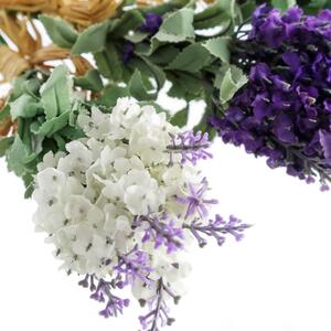 Művirág szett 3 db-os (magasság 32 cm) Lavender Bouquet – Casa Selección