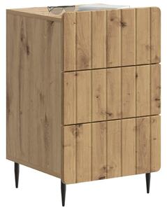 VidaXL Éjjeliszekrény fiókkal Kézműves Tölgy 43x 41 x 68 cm Szerelt Fa