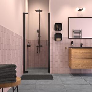Sealskin INC zuhanyajtók 100 cm dönthető fekete matt üveg/átlátszó üveg XI201006195100