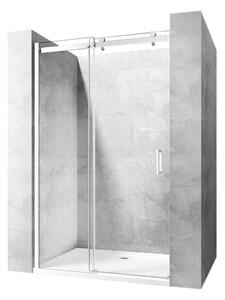Rea Nixon-2 zuhanyajtók 100 cm tolható króm fényes/átlátszó üveg REA-K5012