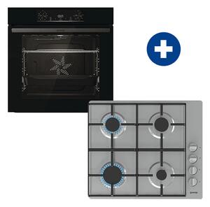 Gorenje BO6735E05B Beépíthető sütő + Gorenje G640XHS Beépíthető gázfőzőlap