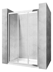 Rea Alex zuhanyajtók 100 cm tolható króm fényes/átlátszó üveg REA-K0546