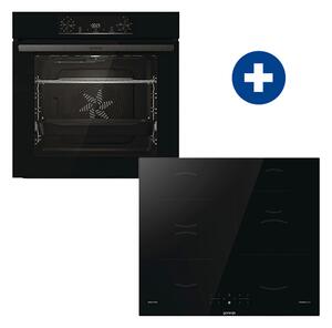 Gorenje BO6735E05B Beépíthető sütő + Gorenje GI601FMC Indukciós főzőlap