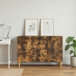 VidaXL TV szekrény Füstös Tölgy 89 x 34,5 x 60 cm Szerelt Fa