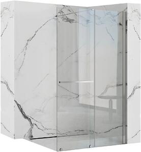 Rea Cortis zuhanykabin fal walk-in 100 cm króm fényes/átlátszó üveg REA-K7210