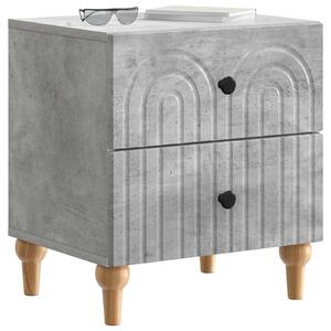 VidaXL Éjjeliszekrény 2 pcs Betonszürke 43 x 34,5 x 48 cm Szerelt Fa