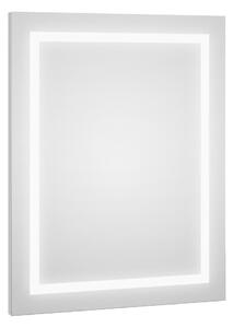 Defra Dot tükör 80x60 cm négyszögletes világítással fehér 217-L-06001