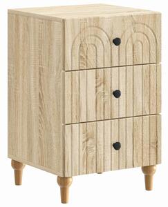 VidaXL Éjjeliszekrény fiókkal Sonoma Tölgy 43x 41 x 66,5 cm Szerelt Fa