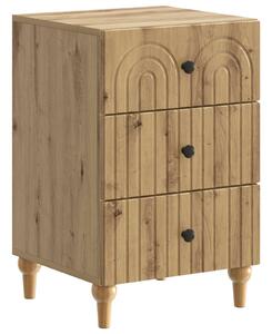 VidaXL Éjjeliszekrény Kézműves Tölgy 43x 41 x 66,5 cm Szerelt Fa