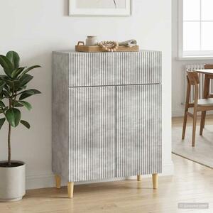VidaXL Széf fiókkal Betonszürke 66 x 34,5 x 90 cm Szerelt Fa