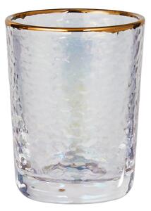 SMERALDA felespohár arany szegéllyel , 50 ml