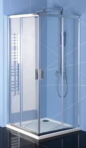 Polysan Easy Line zuhanykabin 80x80 cm négyzet króm fényes/átlátszó üveg EL5215