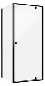 Sealskin Contour zuhanykabin 90x90 cm négyzet fekete matt/átlátszó üveg CD180906195100