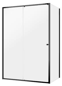 Sealskin Contour zuhanykabin 120x90 cm négyszögletes fekete matt/átlátszó üveg CD101296195100